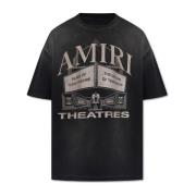 Amiri T-shirt med logotyp Black, Herr