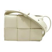 Bottega Veneta Vintage Pre-owned Laeder axelremsvskor White, Dam