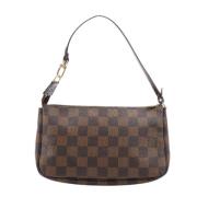 Louis Vuitton Vintage Pre-owned Laeder handvskor Brown, Dam