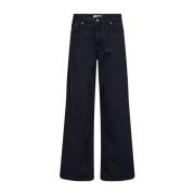 Co'Couture Wide Long Jeans Black, Dam