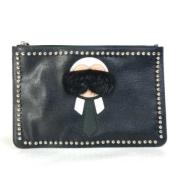 Fendi Vintage Pre-owned Paels kuvertvskor Black, Dam