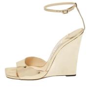 Jimmy Choo Pre-owned Pre-owned Laeder sandaler Yellow, Dam