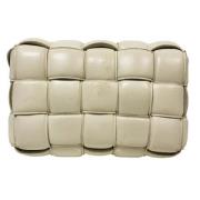 Bottega Veneta Vintage Pre-owned Laeder shoppers Beige, Dam