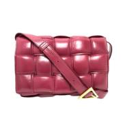 Bottega Veneta Vintage Pre-owned Laeder axelremsvskor Pink, Dam