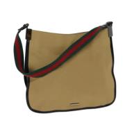 Gucci Vintage Pre-owned Canvas gucci-vskor Beige, Dam