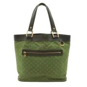 Louis Vuitton Vintage Pre-owned Canvas totevskor Green, Dam