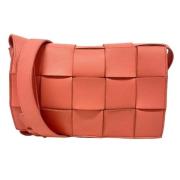 Bottega Veneta Vintage Pre-owned Laeder axelremsvskor Pink, Dam