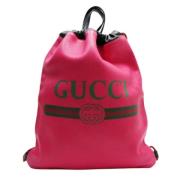 Gucci Vintage Pre-owned Laeder gucci-vskor Pink, Dam