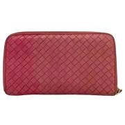 Bottega Veneta Vintage Pre-owned Laeder plnbcker Pink, Dam