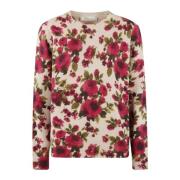 Blumarine Rundhalsad topp Multicolor, Dam