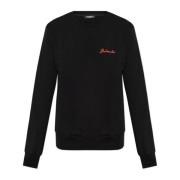 Balmain Tryckt sweatshirt Black, Herr