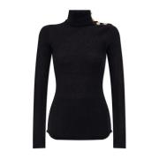 Balmain Turtleneck Black, Dam