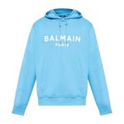 Balmain Huvtröja Blue, Herr