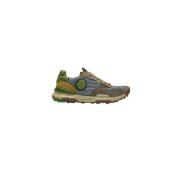 Satorisan Jungle Leaf Sneakers Multi-Grey Multicolor, Herr