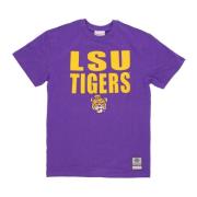 Mitchell & Ness LSU Tigers Basketlag Tee Blue, Herr