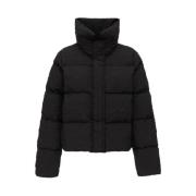 Colmar Svart Blommig Dunjacka Aw24 Black, Dam