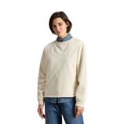 Woolrich Mysig Oversized Tröja Beige, Dam