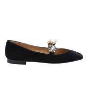 Prosperine Violet Ballerina Skor Black, Dam