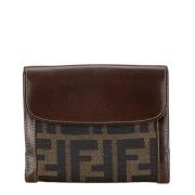 Fendi Vintage Pre-owned Canvas plnbcker Brown, Dam