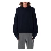 Studio Nicholson Navy Fisherman Stickat Aw24 Blue, Herr