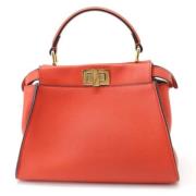 Fendi Vintage Pre-owned Laeder fendi-vskor Orange, Dam