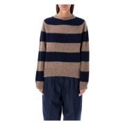 YMC You Must Create Navy Stripe Crew Stickat Aw24 Multicolor, Dam