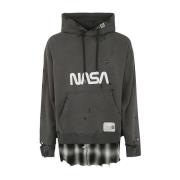 Mihara Yasuhiro Svart Triple Layered Hoodie Black, Herr