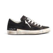 Philippe Model Svarta Sneakers Paris Gummisula Black, Dam