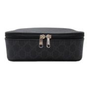 Gucci Vintage Pre-owned Canvas gucci-vskor Black, Dam