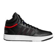 Adidas Svarta Hoops 3.0 Mid Sneakers Black, Herr