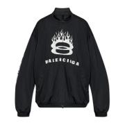 Balenciaga Jacka med tryckt logotyp Black, Herr