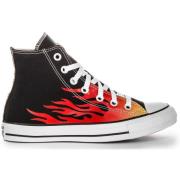 Converse Flame Hi Svart Röd Sneakers Multicolor, Herr