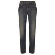 Dolce & Gabbana Slim Fit Denim Jeans Blue, Herr