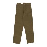 Carhartt Wip Cargo Byxor Regular Fit Highland Rinsed Green, Herr