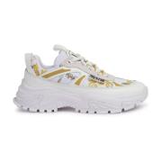 Versace Jeans Couture Vita Sneakers för Kvinnor Aw24 White, Dam