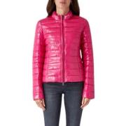 Patrizia Pepe Slim Fit Puffer Jacket Pink, Dam