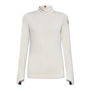 Moncler Polo med logotyp Beige, Dam