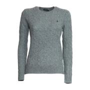 Ralph Lauren Grå Stickat för Kvinnor Aw23 Gray, Dam