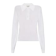 Officine Générale Räfflad topp White, Dam