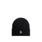 Moncler Varm Stickad Beanie Mössa Black, Herr