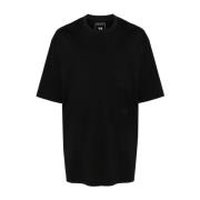 Y-3 Svart Boxy Kortärmad Tee Black, Herr