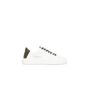 Alexander Smith Vita Militärstil Sneakers White, Herr