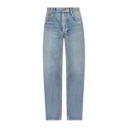 Saint Laurent Jeans med vintage-effekt Blue, Herr