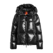 Parajumpers Svart Huva Dragkedja Kappa Black, Dam