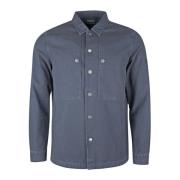 Barbour Steve McQueen Overshirt med knappar Blue, Herr