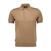 Fendi Lätt ull polo tröja Beige, Herr