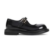 Moschino Svart Loafer Skor Elegant Stil Black, Dam