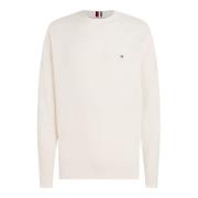 Tommy Hilfiger Stilig Ecru Pullover Sweatshirt Beige, Herr