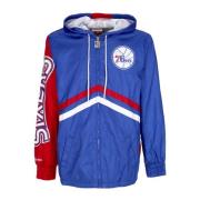 Mitchell & Ness Philadelphia 76ers Windbreaker Blue, Herr