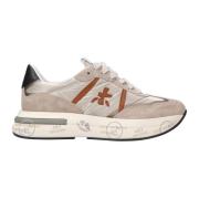 Premiata Casual Sneakers för vardagsbruk Beige, Herr